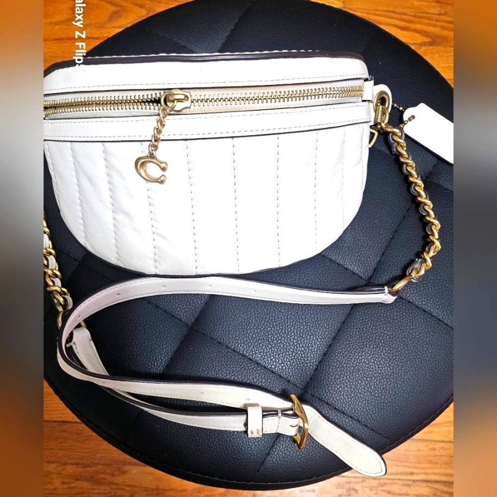 Euc!! Coach Leather Bum Bag - image 1